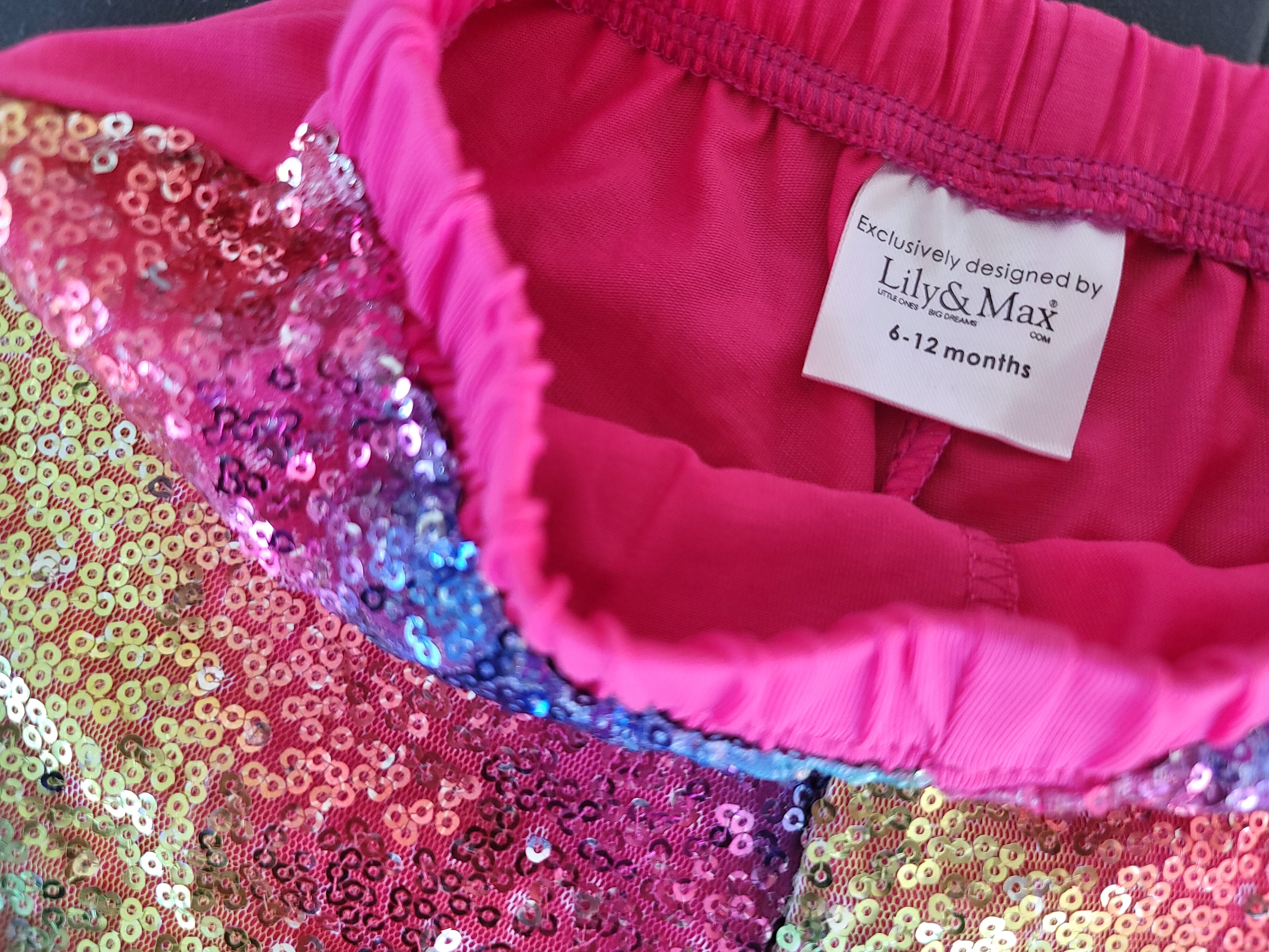 Rainbow Sequin Shorts Rainbow Baby Shorts Bright Rainbow Etsy