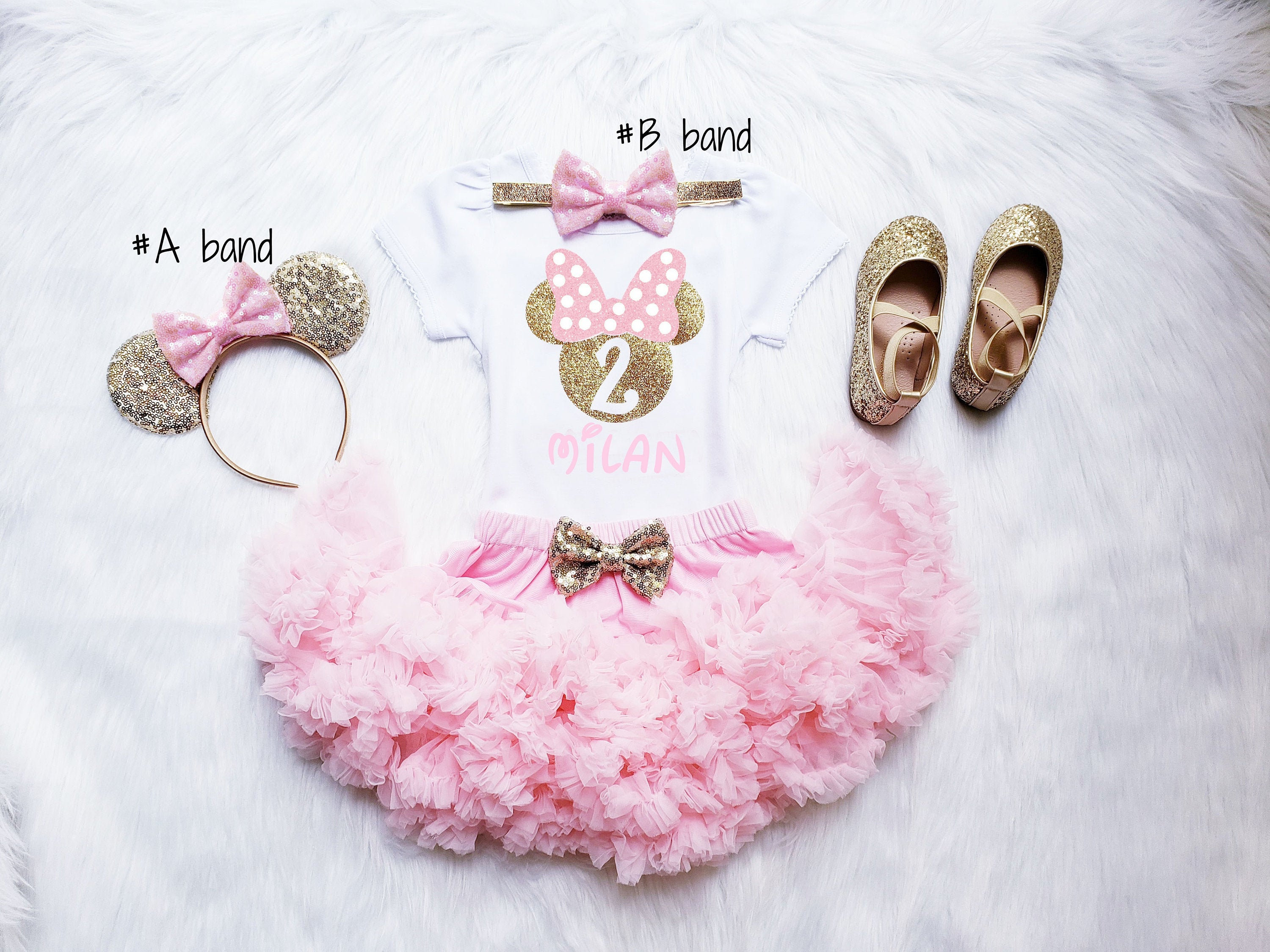 Mouse birthday girl Outfit, Mouse birthday girl leotard,Pink Gold Mouse smash cake outfit, birthday theme
