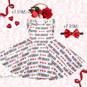 Valentine&#39;s Day Heartbreaker Dress: Baby Girl Outfit