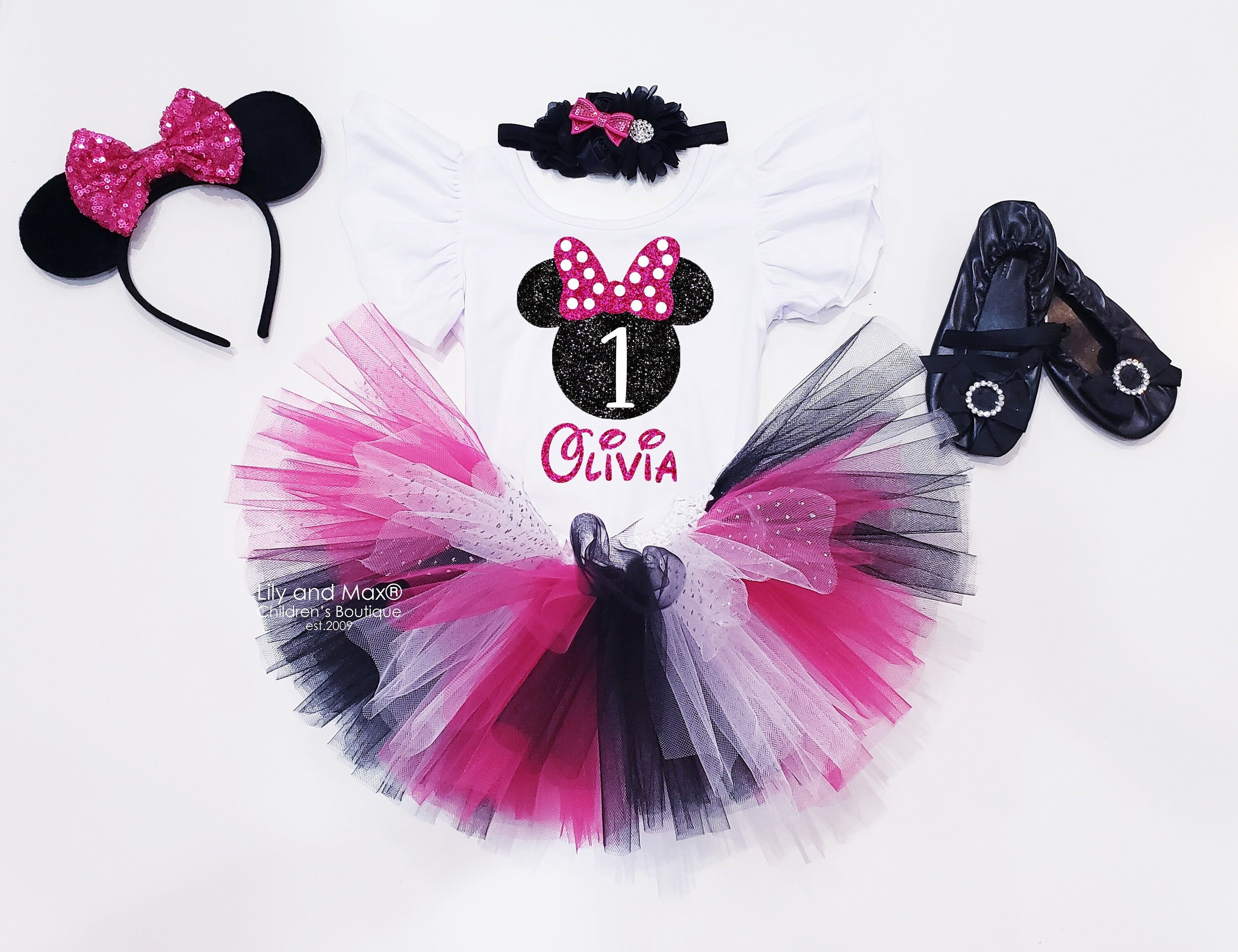 minnie mouse tutu set