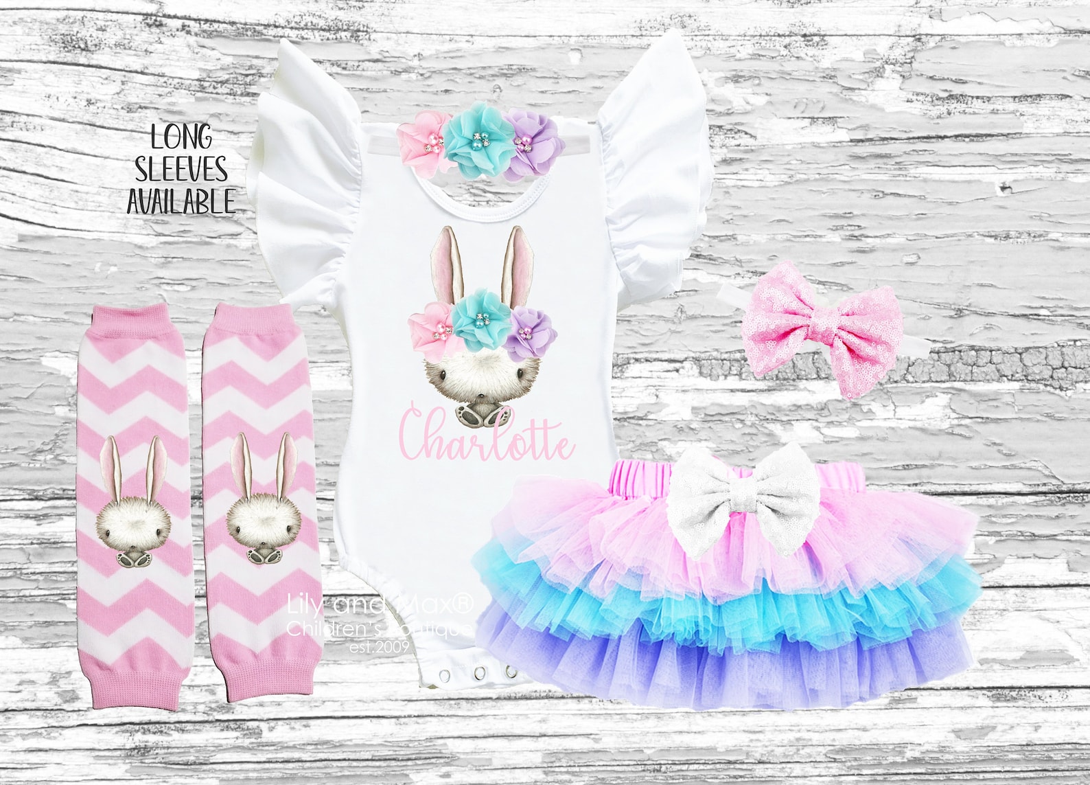 Easter Girls Outfit Easter Bunny Girls Tutu Bloomer Outfit Etsy