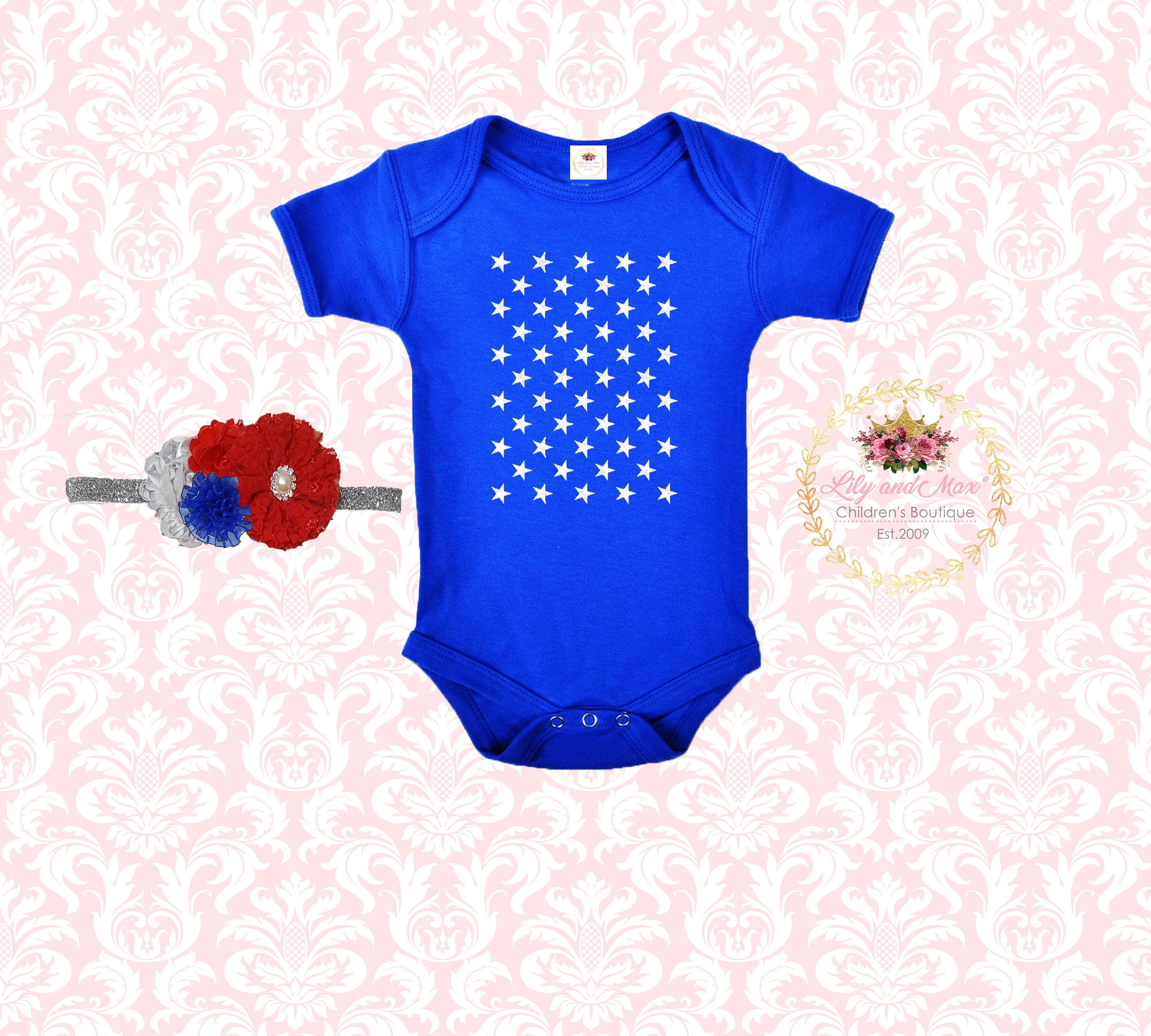 American flag costume baby girls outfit USA flag baby girl Etsy