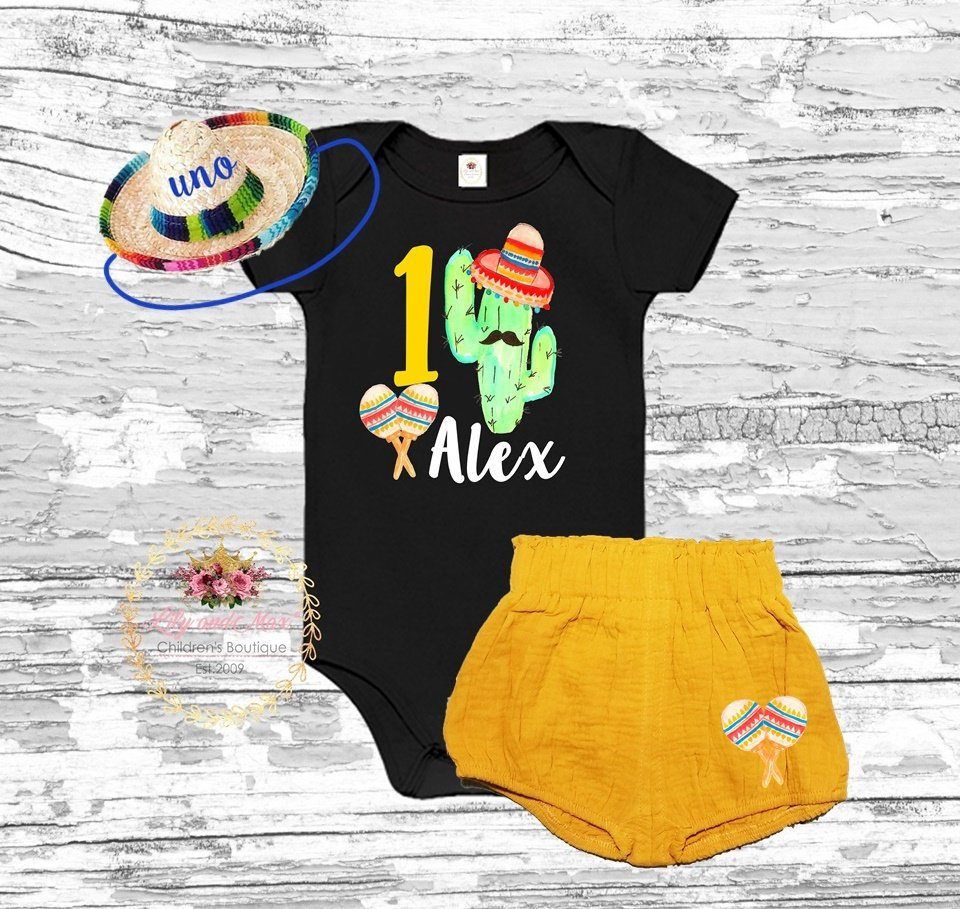 first birthday fiesta shirt