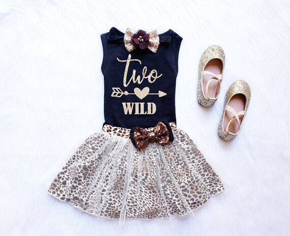 two wild birthday outfit girl