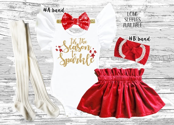 sparkly christmas outfit