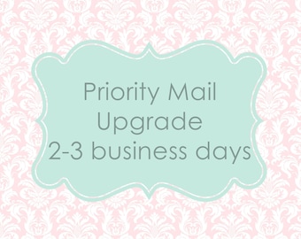 Shipping Upgrade, USA Priority Mail, 2–3 Business Days