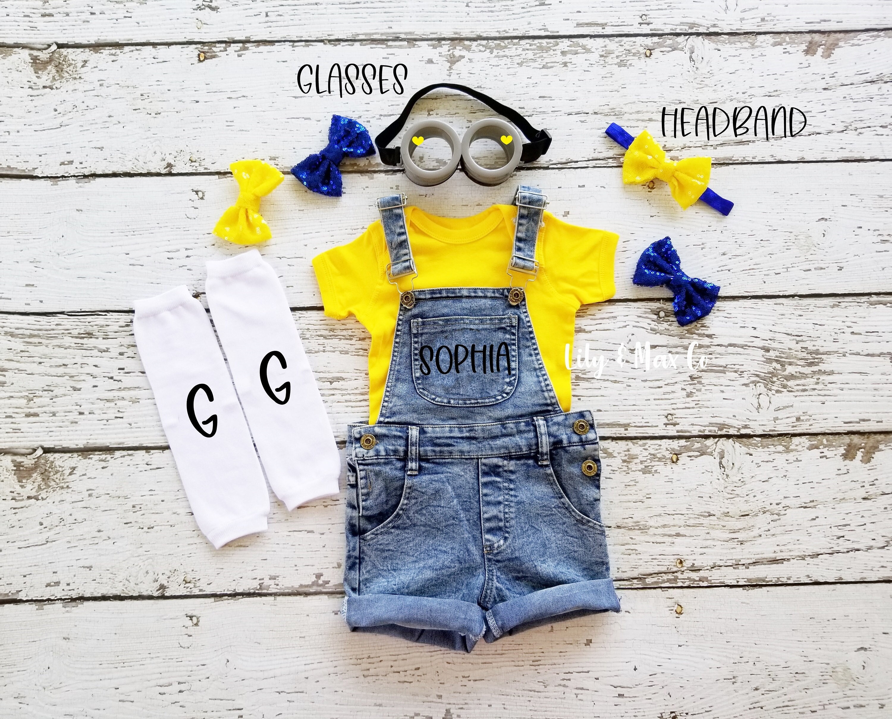 hoop onkruid Mellow Baby Minion Costume - Etsy