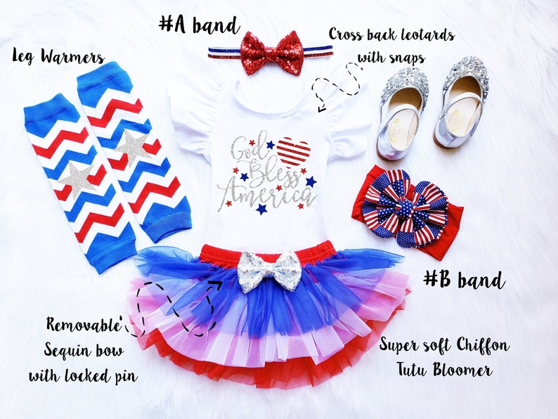 My 1st fourth tutu bloomer outfit Patriotic girls birthday first 4th of July birthday girls tutu bloomer outfit 1st July 4th girls outfit