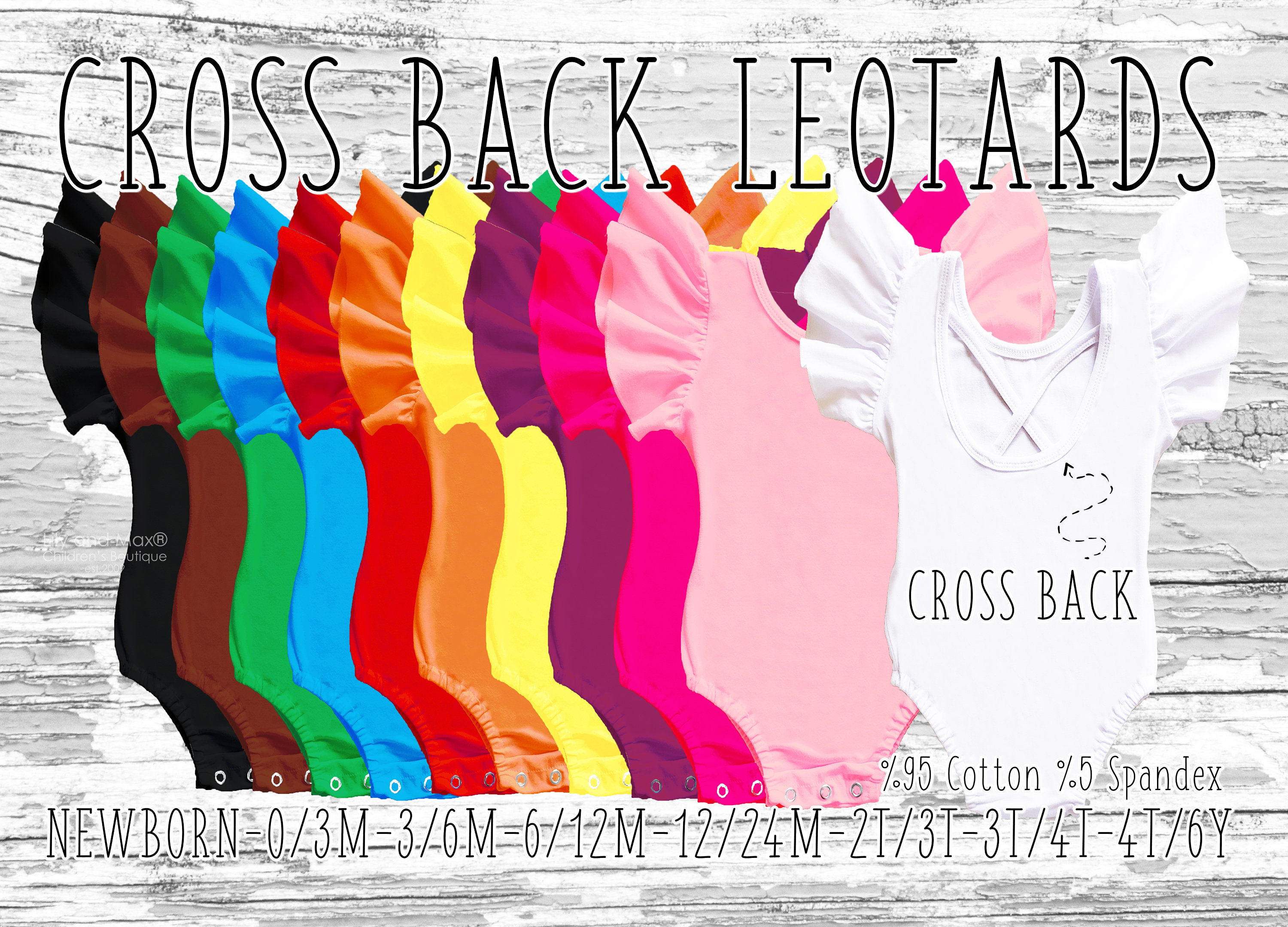 NEW COLORS cross back leotard, orange flutter sleeve leotard bodysuit…