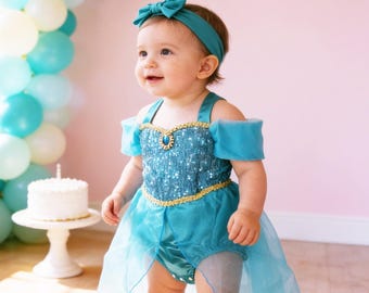 Halloween Romper Set, Princess Costume with Tulle And Pearl Headband