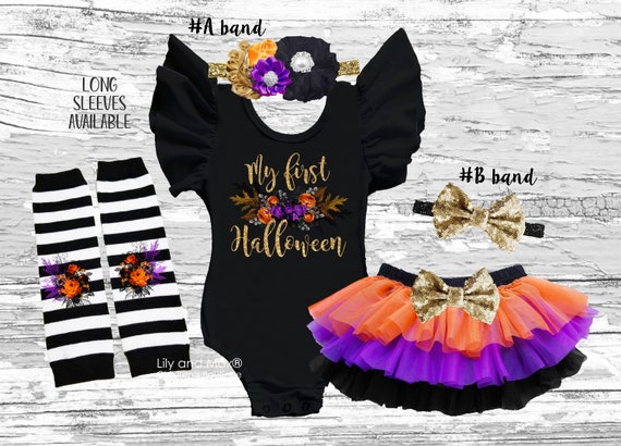 1e Halloween meisjes outfit Halloween 1e verjaardag meisje outfit Halloween smash cake outfit Tweede verjaardag Halloween meisje outfit Etsy Belgie