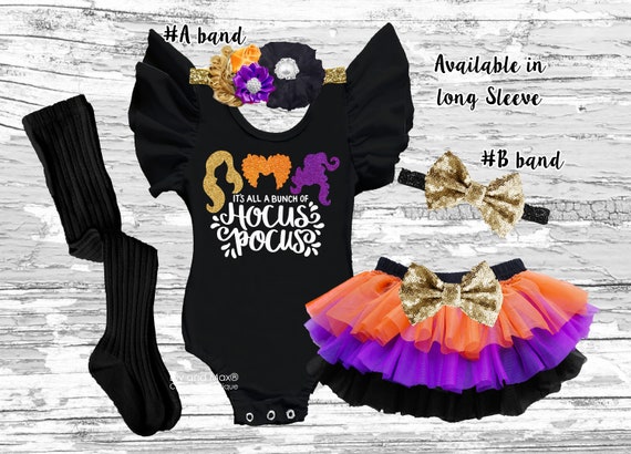 Halloween tutu outfit girl|Hocus Pocus shirt|Long sleeve|short sleeve Hocus Pocus|Girls Halloween outfit