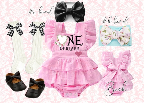 Onederland ALICE Party Alice Birthday Outfit Alice in Onederland Romper Onederland Costume Blue Onederland Tea Party Smash Cake Outfit Etsy