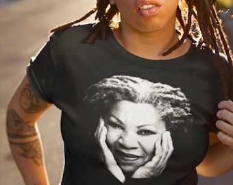 T-shirt Tony Morrison Portrait, Droits de l'homme, Black Lives Matter, Grand auteur américain