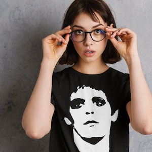 Lou Reed T-shirt, Tee, Velvet Underground, Punk, Music, Rock, The Killers, The Clash, Warhol Genius, Cool Gift