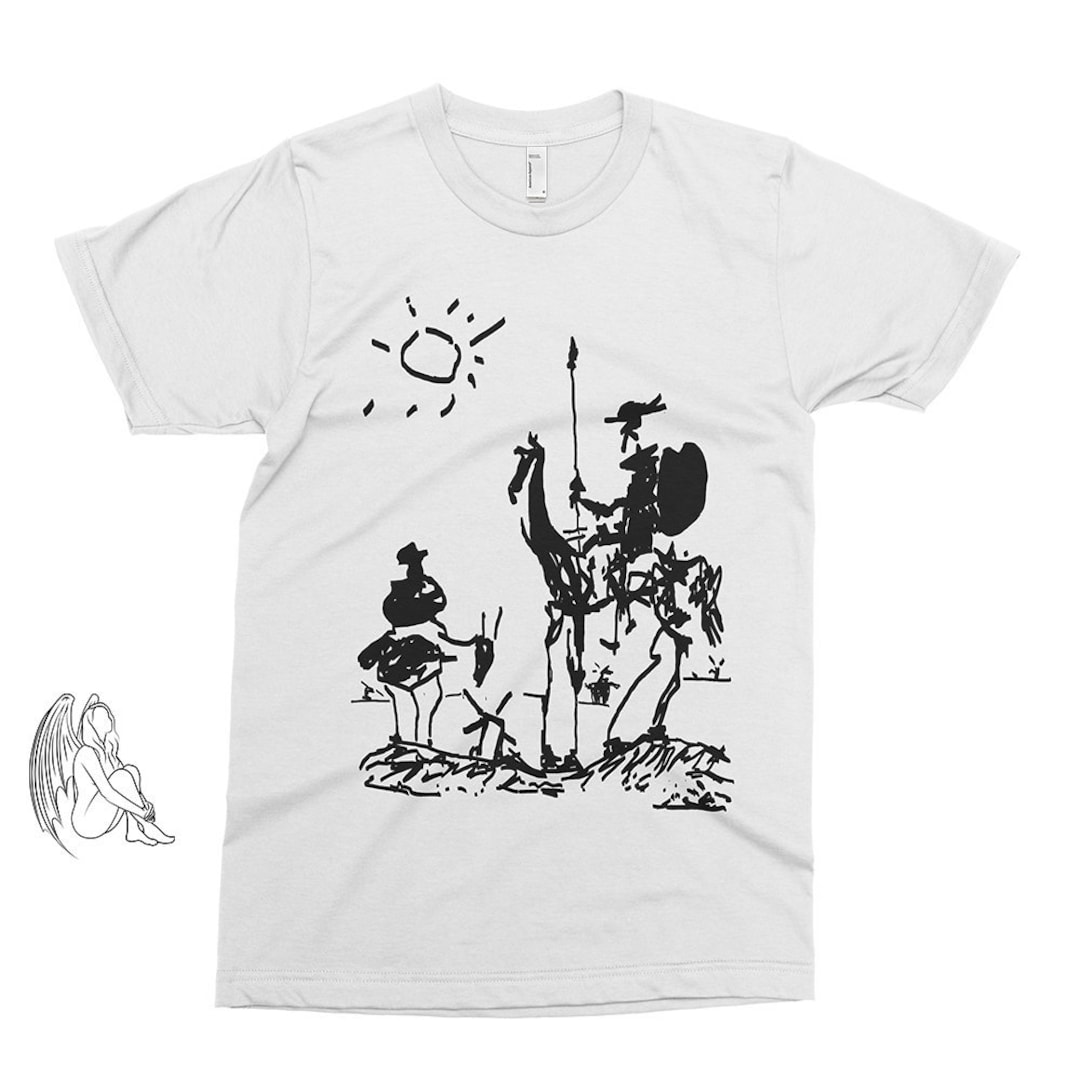 ✨【トモ です】パブロ・ピカソ シルクスクリーン「ドンキホーテ」 ドン・キホーテ - パブロ・ピカソ Tシャツ、ティー、アート