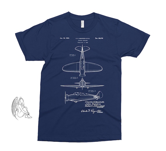 Vintage Airplane Tshirt Retro Pilot Tee Gift Vintage Airplane Tshirt Retro Pilot Tee Gift