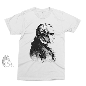 Immanuel Kant T-shirt, Tee, Philosophy, Philosopher, Hegel, Nietzsche, Descartes, Hume, Leibniz, Pascal, Great Gift