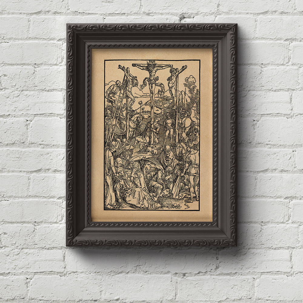 Mount Calvary Albrecht Durer Print Wall Art Woodcut Etsy