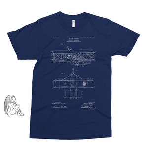 Wright Brothers Airplane 1906 Patent T-shirt, Tee, Airplane Shirt, Pilot Gift, Planes Shirt, Vintage, Retro, Cute Gift