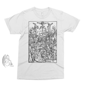 Mount Calvary - Albrecht Durer T-shirt, Tee, Dürer, Art, Woodcut, Apocalypse, Engraving, Dore, Cute Gift