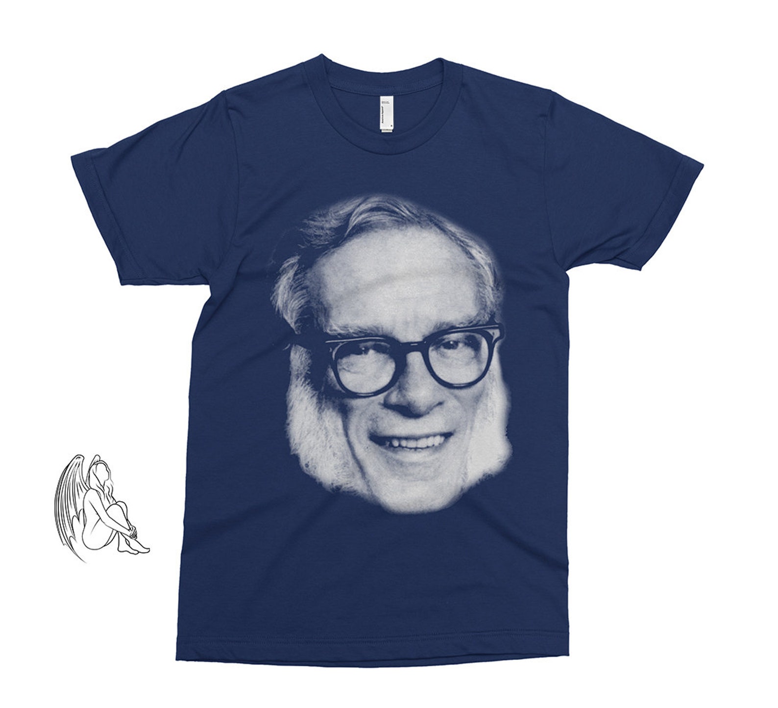 Isaac Asimov Portrait T-shirt Tee Author Writer - Etsy