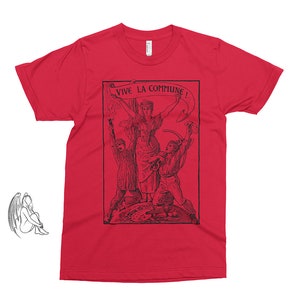 Vive la Commune - Walter Crane  T-shirt, Tee, Art, Illustration, Cute Gift