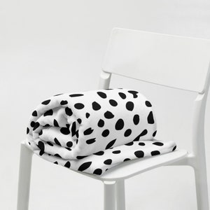 Dalmatische Hond Print - Animal Print Cute Pluche Soft Fleece Throw Deken