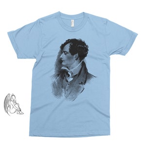 Lord Byron T-shirt, Tee, Poet, Lord Byron Poems, Love, Lord Byron Quotes, Cute Gift image 1