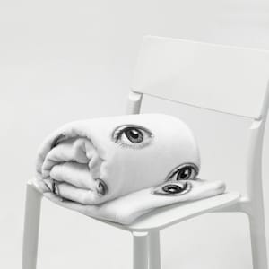 Staring Eyes - Cool, Cute Plush Soft Fleece Throw Blanket, Cool Gift