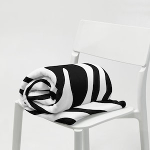 Zebra Print - Animal Print Cute Plush Soft Fleece Throw Blanket