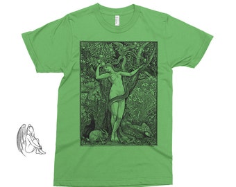 Eve and the Serpent - Walter Crane  T-shirt, Tee,  Art, Illustration, Garden of Eden, Forbidden Fruit, Cute Gift