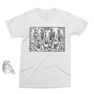 Dance Orchestra of Death - Nicolas LeRouge 1496 T-shirt, Tee, Artist, Art, Illustration, Medieval, Middle Ages, Cute Gift