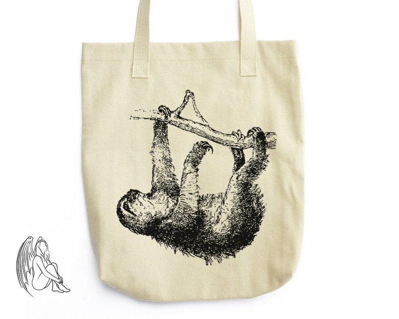 sloth tote bag