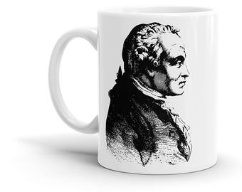 Immanuel Kant Kaffeebecher - Philosophie, Philosoph, Hegel, Nietzsche, Descartes, Hume, cooles Geschenk