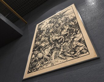黙示録の四騎士 - アルブレヒト・デューラー 版画、壁アート、アート