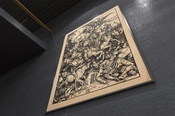 黙示録の四騎士 - アルブレヒト・デューラー 版画、壁アート、アート