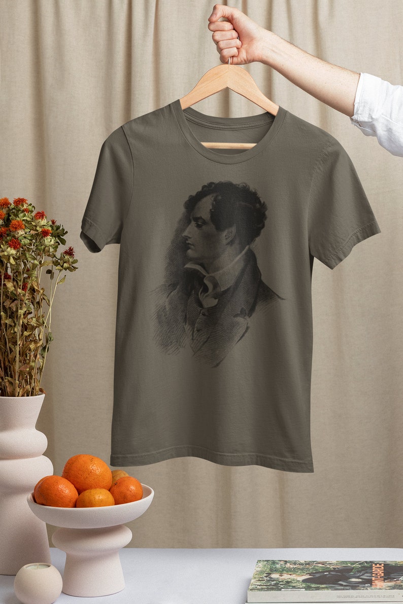 Lord Byron T-shirt, Tee, Poet, Lord Byron Poems, Love, Lord Byron Quotes, Cute Gift image 6