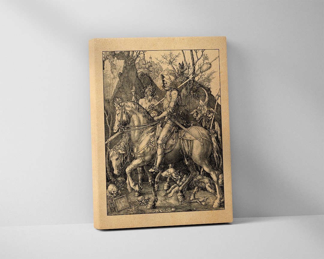 Knight, Death and the Devil - Albrecht Durer Stretched Canvas Print ...