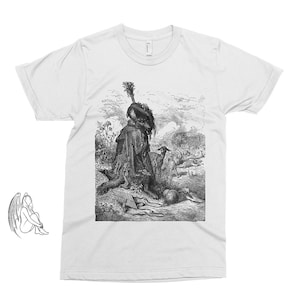 Shepherd Wolf - Gustave Dore T-shirt, Tee,  Art, Woodcut, Engraving, Renaissance, Gustave Dore, Cute Gift