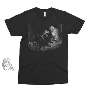 Inferno - Gustave Dore T-shirt, Tee, Dante, Art, Woodcut, Engraving, Renaissance, Gustave Dore, Cute Gift