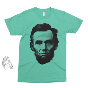 Abraham Lincoln Retrato Camiseta, Camiseta, Abe, EE.UU., Presidente, Guerra Civil, Proclamación de Emancipación, Lindo Regalo