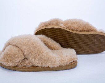 boys sheepskin slippers