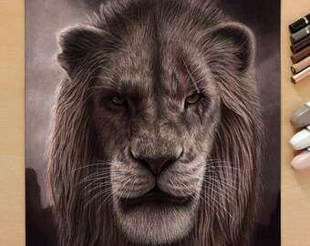 Print Scar The Lion King Etsy