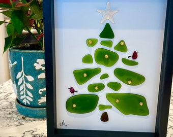 Sea Glass Christmas Tree