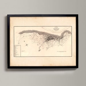Alte Landkarte von Greenock | Alte Landkarte | Greenock Alte Karte, Greenock Vintage Karte, Greenock Geschenkdruck, Greenock Genealogie, Greenock Geschichte
