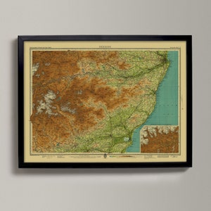 Old Map of Deeside | Aberdeen, Stonehaven, Braemar, Ballater, Tomintoul, Banchory, Torphins, Aboyne, Lumphanan, Westhill, Aberdeenshire