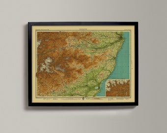 Old Map of Deeside | Aberdeen, Stonehaven, Braemar, Ballater, Tomintoul, Banchory, Torphins, Aboyne, Lumphanan, Westhill, Aberdeenshire