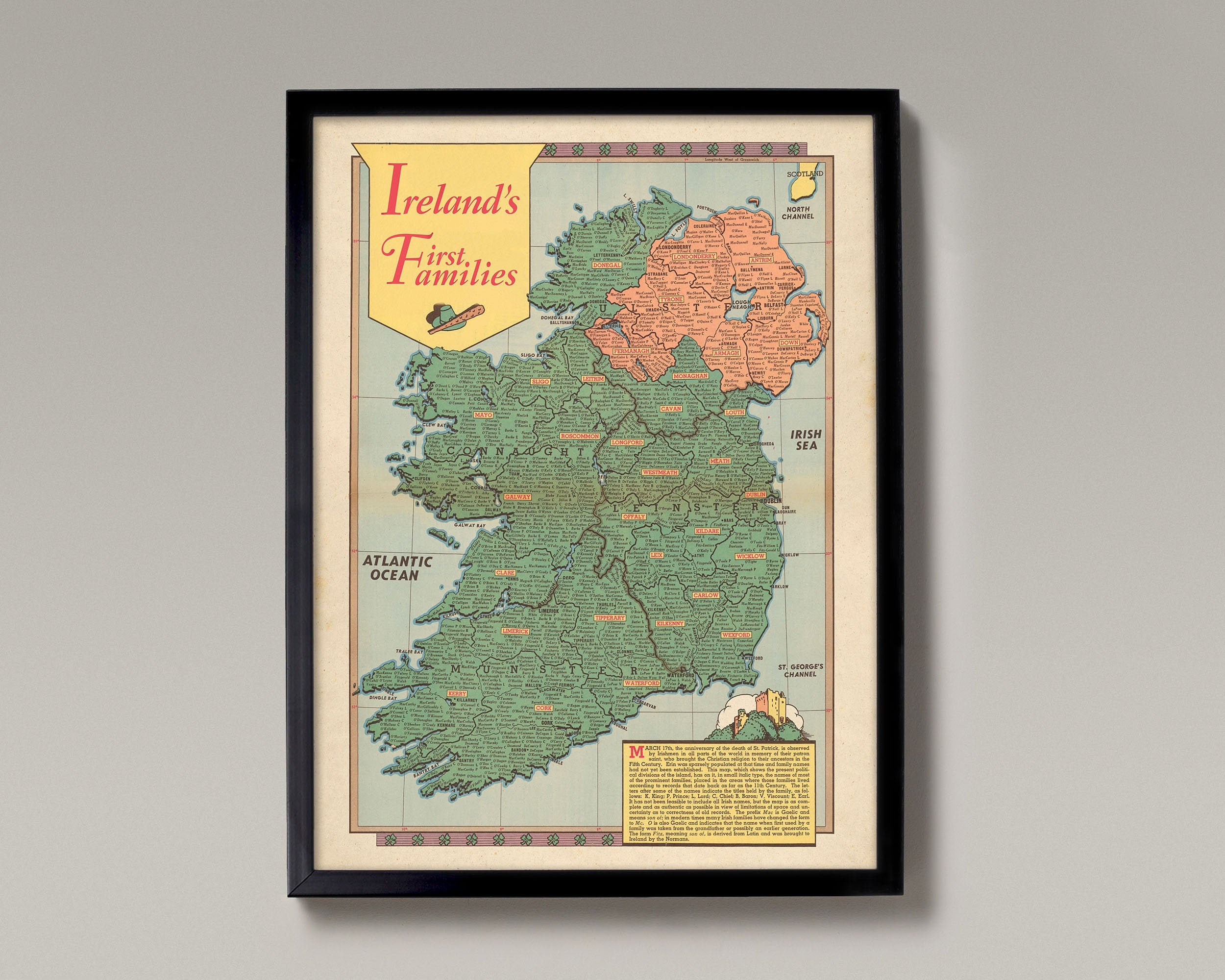 Irish Clan Map