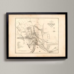 Old Map Of Brechin | Old Map Print | Brechin Old Map, Brechin Vintage Map, Brechin Historic Map, Brechin Gift Print, Brechin Genealogy